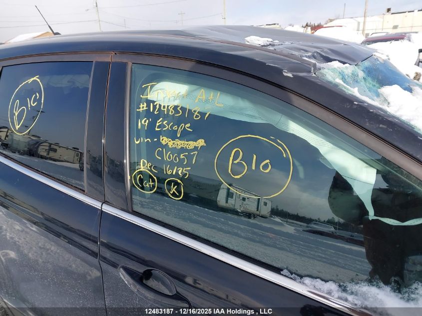 2019 Ford Escape Se VIN: 1FMCU9GD6KUC10057 Lot: 12483187