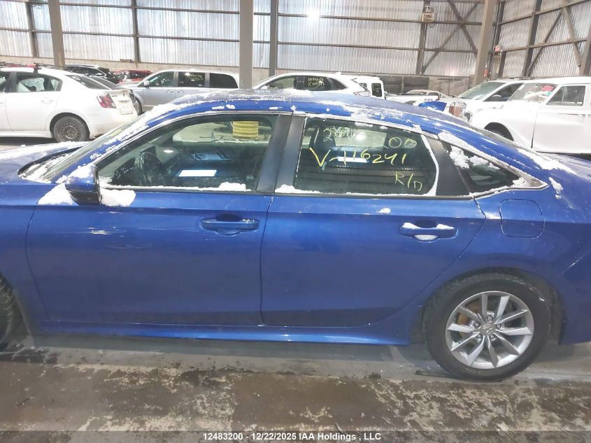 2022 Honda Civic Ex VIN: 2HGFE2F31NH116241 Lot: 12483200