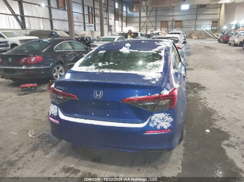 2022 Honda Civic Ex VIN: 2HGFE2F31NH116241 Lot: 12483200