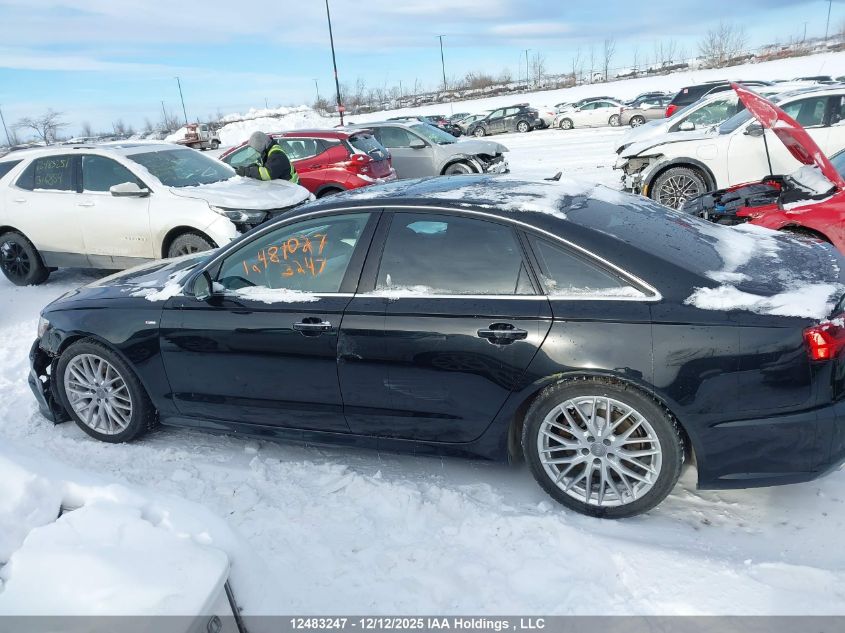 2017 Audi A6 3.0T Progressiv VIN: WAUF2AFC6HN013021 Lot: 12483247