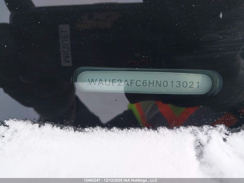 2017 Audi A6 3.0T Progressiv VIN: WAUF2AFC6HN013021 Lot: 12483247