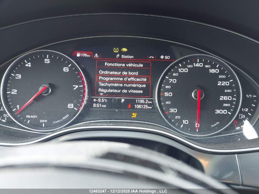 2017 Audi A6 3.0T Progressiv VIN: WAUF2AFC6HN013021 Lot: 12483247