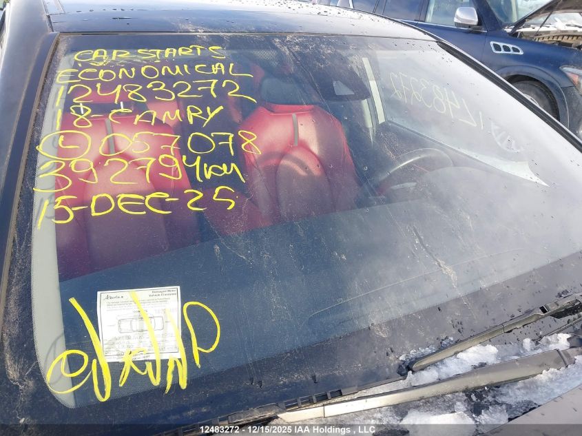 2018 Toyota Camry VIN: 4T1B61HK0JU057078 Lot: 12483272