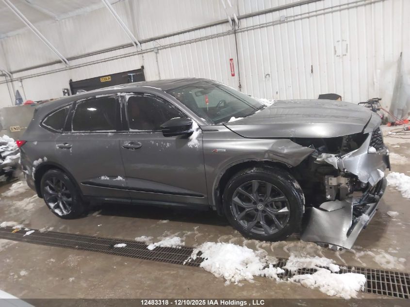 2022 Acura Mdx A-Spec VIN: 5J8YE1H00NL805731 Lot: 12483318