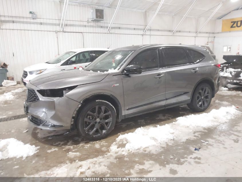 2022 Acura Mdx A-Spec VIN: 5J8YE1H00NL805731 Lot: 12483318