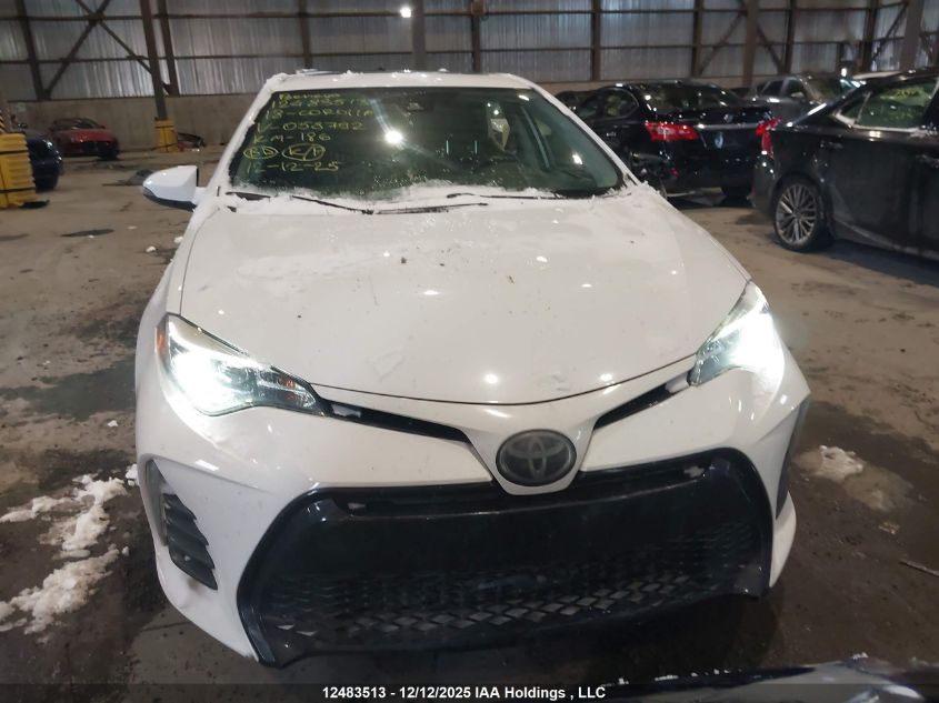 2018 Toyota Corolla Se VIN: 2T1BURHE5JC058792 Lot: 12483513