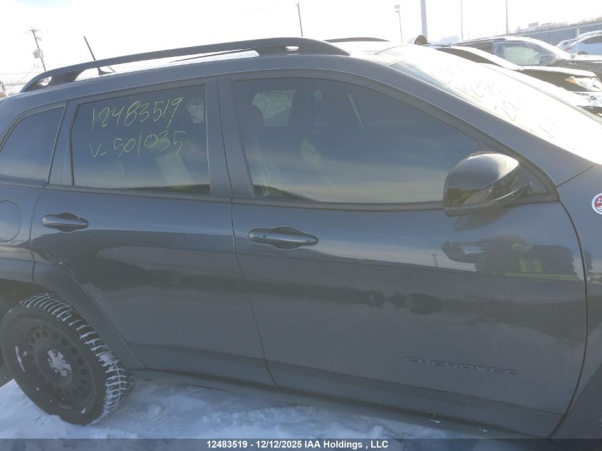 2022 Jeep Cherokee Trailhawk Elite VIN: 1C4PJMBX6ND501035 Lot: 12483519