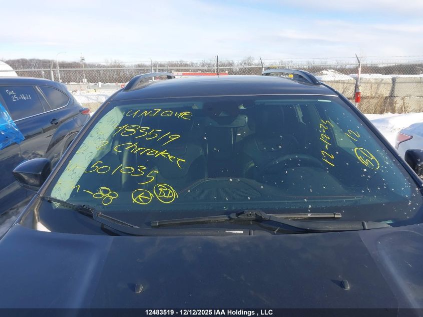 2022 Jeep Cherokee Trailhawk Elite VIN: 1C4PJMBX6ND501035 Lot: 12483519