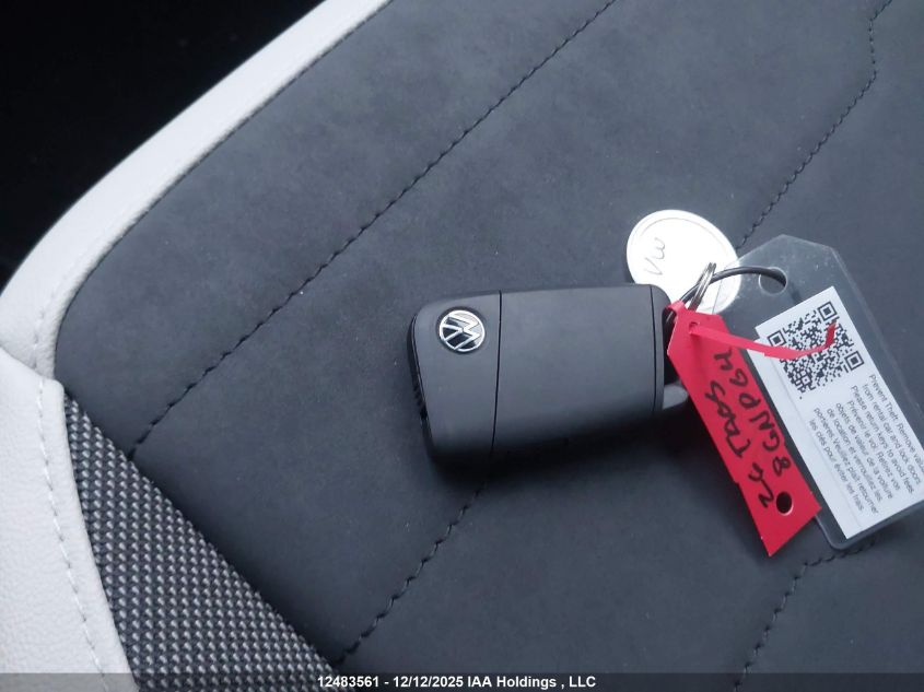 2026 Volkswagen Taos Se VIN: 3VVUC7B21TM013939 Lot: 12483561