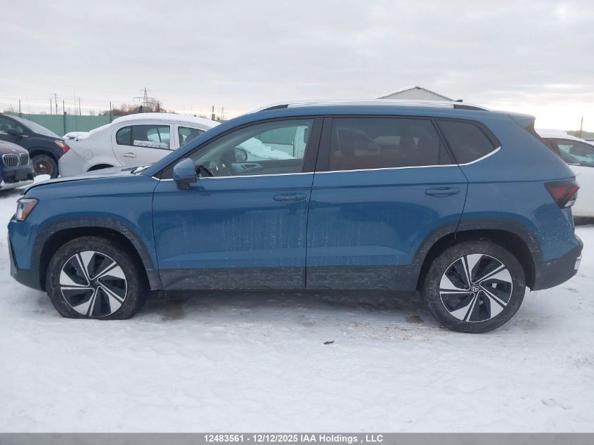 2026 Volkswagen Taos Se VIN: 3VVUC7B21TM013939 Lot: 12483561