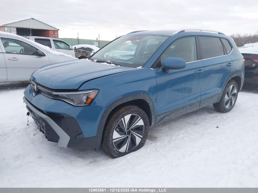 2026 Volkswagen Taos Se VIN: 3VVUC7B21TM013939 Lot: 12483561