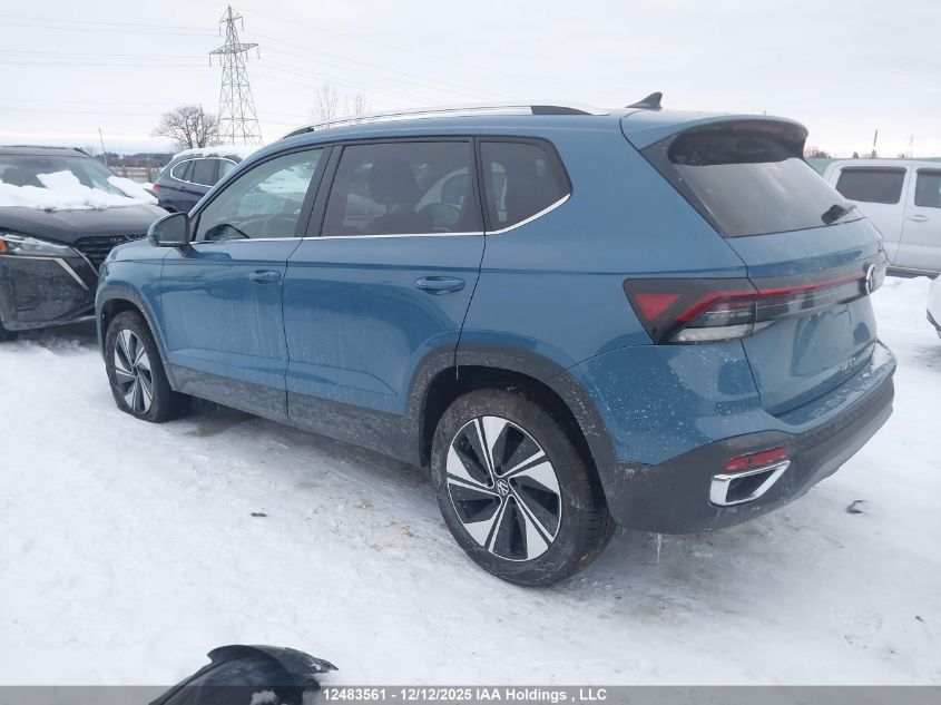 2026 Volkswagen Taos Se VIN: 3VVUC7B21TM013939 Lot: 12483561