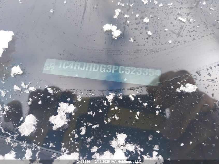 2023 Jeep Grand Cherokee Overland VIN: 1C4RJHDG3PC523354 Lot: 12483580