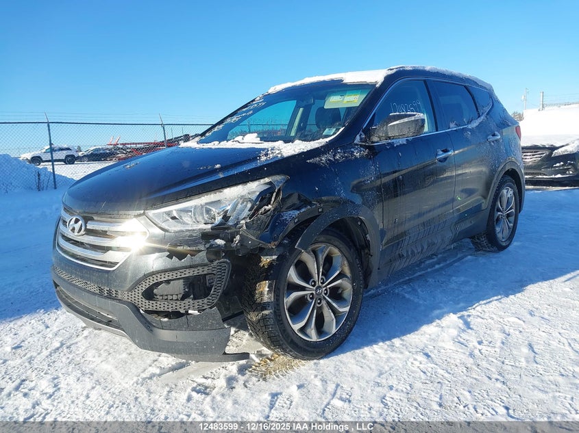 5XYZUDLA8EG171913 2014 HYUNDAI SANTA FE photo no. 2