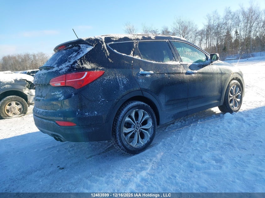 5XYZUDLA8EG171913 2014 HYUNDAI SANTA FE photo no. 4