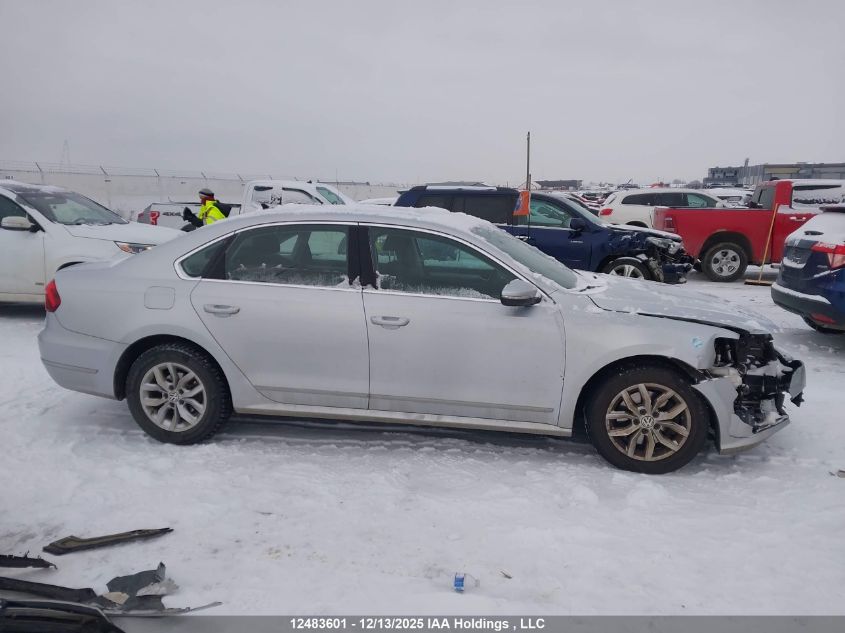 2017 Volkswagen Passat S VIN: 1VWAT7A34HC044801 Lot: 12483601