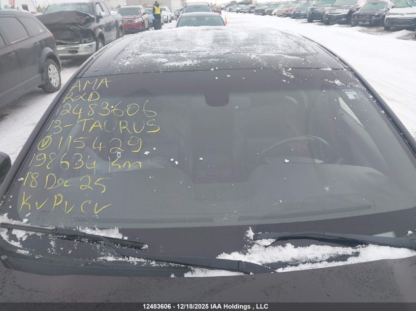 2013 Ford Taurus Sel VIN: 1FAHP2E85DG115429 Lot: 12483606