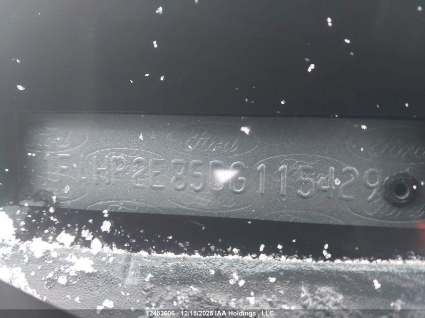 2013 Ford Taurus Sel VIN: 1FAHP2E85DG115429 Lot: 12483606