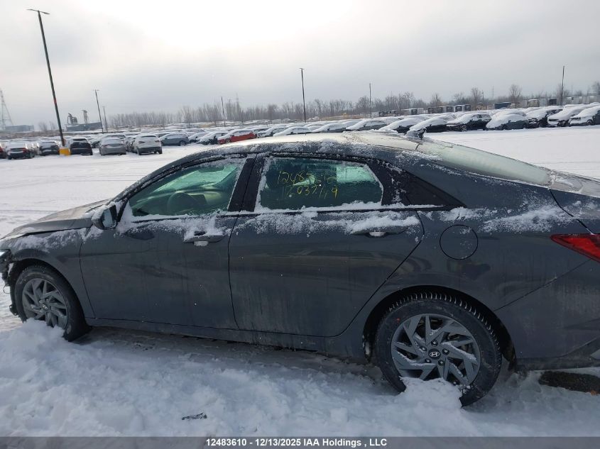 2025 Hyundai Elantra Sel Sport VIN: KMHLM4DG9SU037149 Lot: 12483610