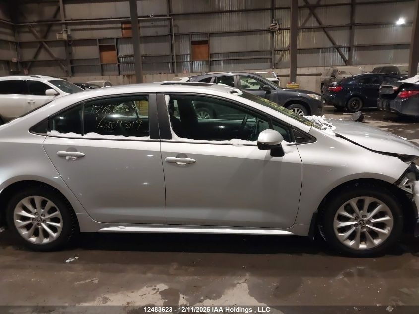 2021 Toyota Corolla Le VIN: 5YFBPMBE9MP209219 Lot: 12483623