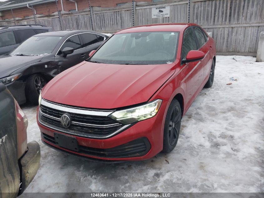 2024 Volkswagen Jetta Comfortline VIN: 3VWEM7BUXRM021092 Lot: 12483641