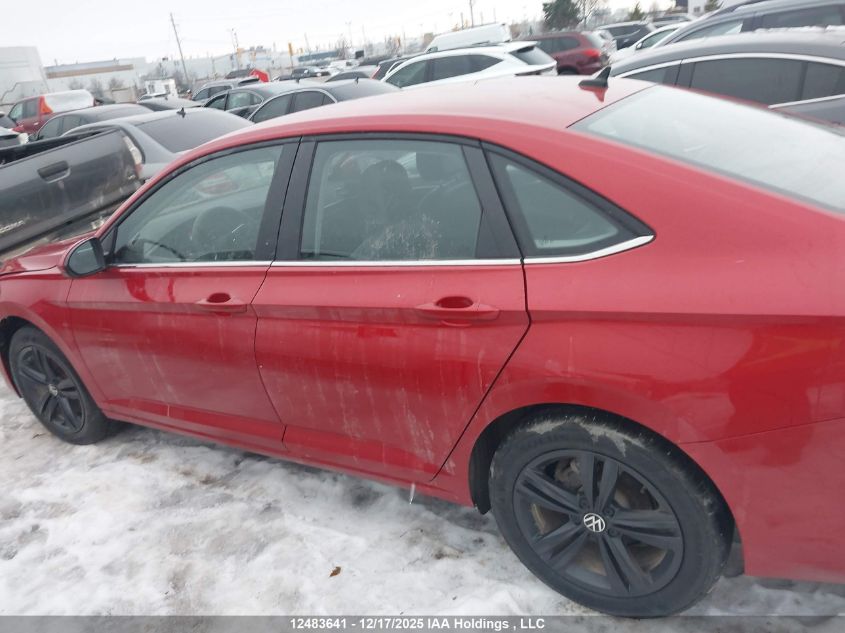 2024 Volkswagen Jetta Comfortline VIN: 3VWEM7BUXRM021092 Lot: 12483641