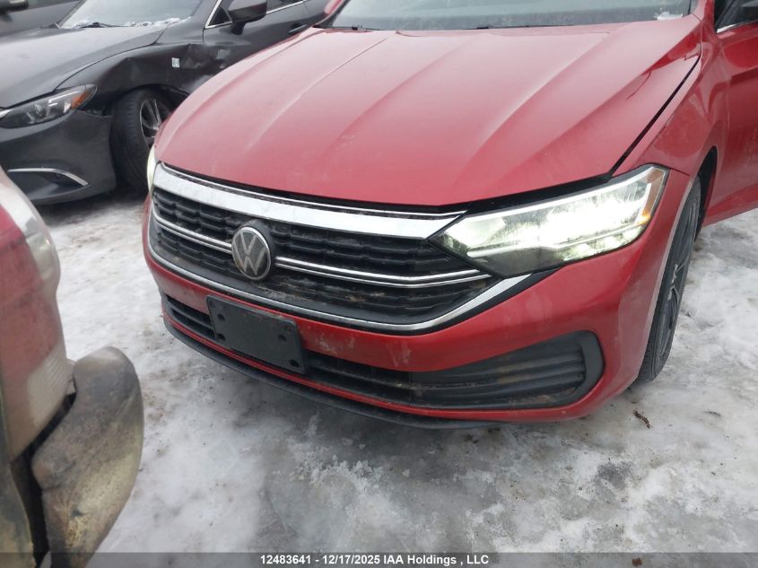 2024 Volkswagen Jetta Comfortline VIN: 3VWEM7BUXRM021092 Lot: 12483641