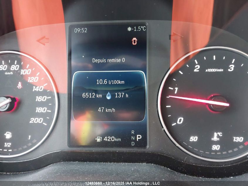 2025 Mercedes-Benz Sprinter 2500 VIN: W1Y4KCHY5SP790439 Lot: 12483660