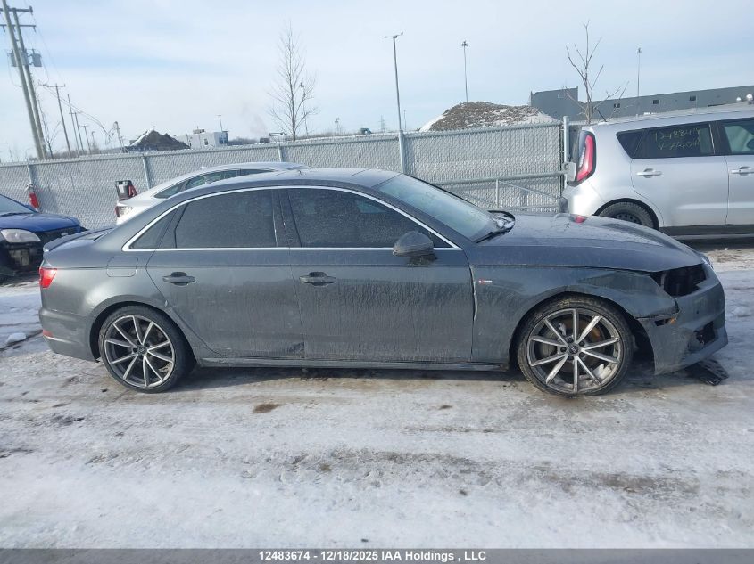 2017 Audi A4 2.0T Progressiv VIN: WAUENAF45HN024605 Lot: 12483674