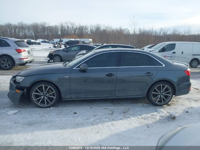 2017 Audi A4 2.0T Progressiv VIN: WAUENAF45HN024605 Lot: 12483674