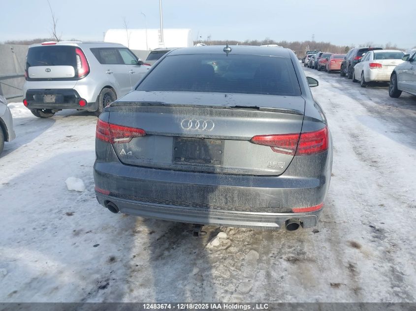 2017 Audi A4 2.0T Progressiv VIN: WAUENAF45HN024605 Lot: 12483674