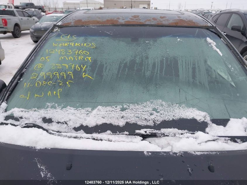 2005 Toyota Matrix Xr VIN: 2T1KR32E65C889764 Lot: 12483760