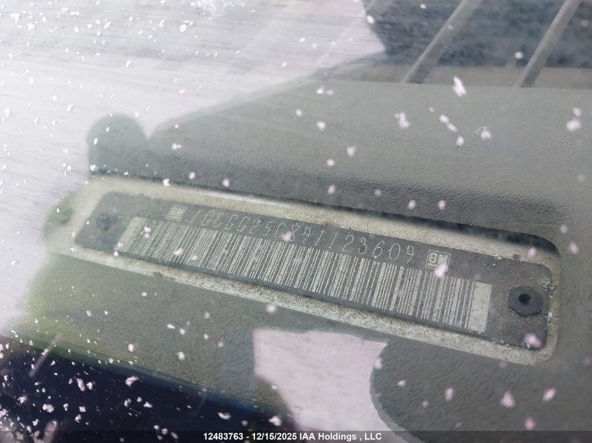 2009 Chevrolet Express G2500 VIN: 1GCGG25C891123609 Lot: 12483763