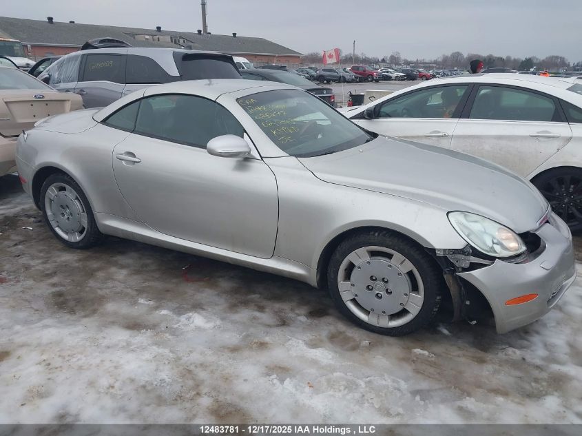 2002 Lexus Sc 430 VIN: JTHFN48Y320025277 Lot: 12483781