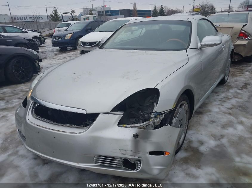 2002 Lexus Sc 430 VIN: JTHFN48Y320025277 Lot: 12483781