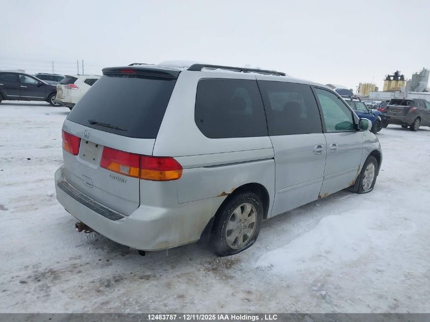 2004 Honda Odyssey Ex-L VIN: 2HKRL18974H006443 Lot: 12483787