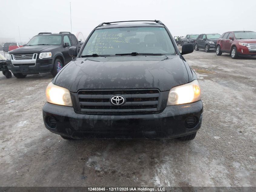 2004 Toyota Highlander V6/V6 7 Passenger VIN: JTEHP21A540027729 Lot: 12483845