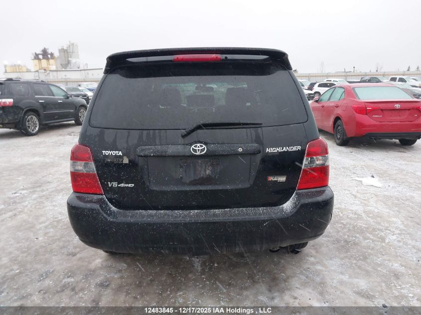 2004 Toyota Highlander V6/V6 7 Passenger VIN: JTEHP21A540027729 Lot: 12483845