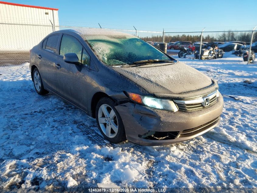 2012 Honda Civic Ex 4Dr VIN: 2HGFB2F57CH036255 Lot: 12483879