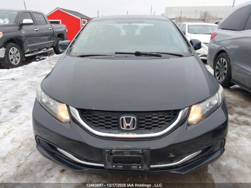 2015 Honda Civic Lx VIN: 2HGFB2F47FH047025 Lot: 12483897