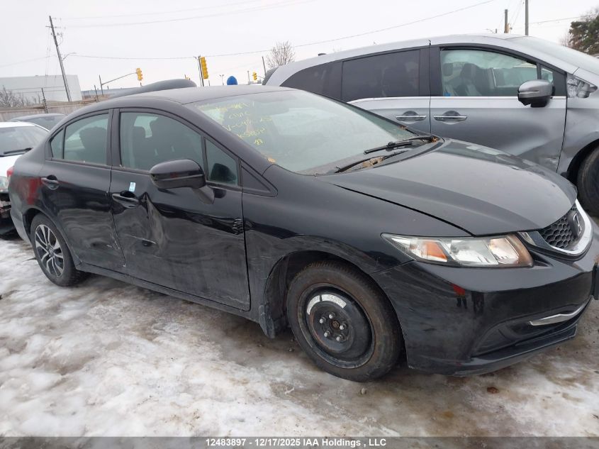2015 Honda Civic Lx VIN: 2HGFB2F47FH047025 Lot: 12483897