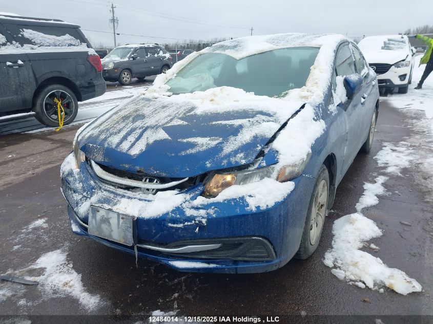 2015 Honda Civic Lx VIN: 2HGFB2F44FH059391 Lot: 12484014