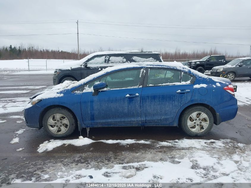 2015 Honda Civic Lx VIN: 2HGFB2F44FH059391 Lot: 12484014