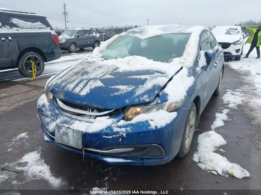 2015 Honda Civic Lx VIN: 2HGFB2F44FH059391 Lot: 12484014