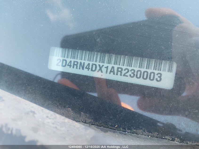 2010 Dodge Grand Caravan Se VIN: 2D4RN4DX1AR230003 Lot: 12484085