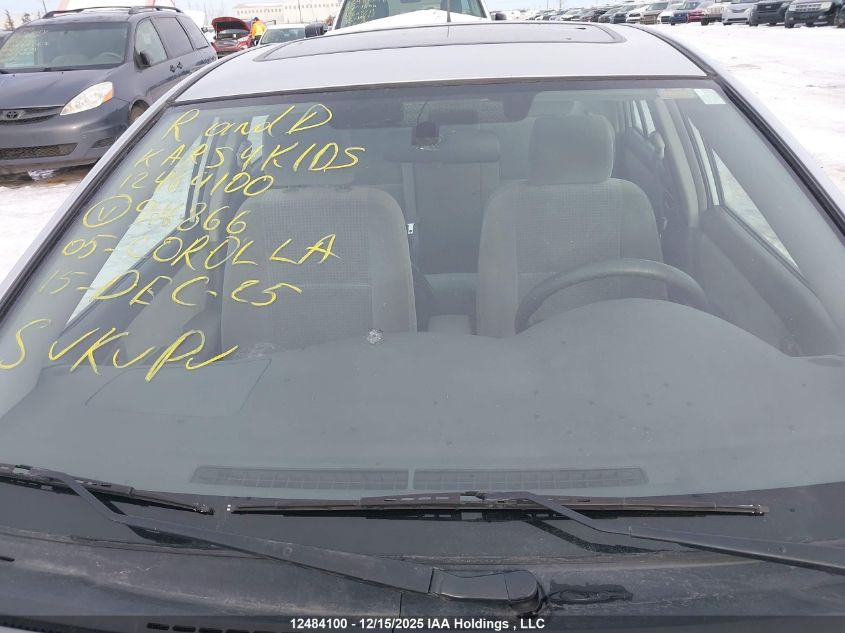 2005 Toyota Corolla Ce/Le/S VIN: 2T1BR32E85C916866 Lot: 12484100