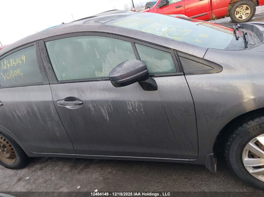 2014 Honda Civic Lx VIN: 2HGFB2F44EH014014 Lot: 12484149