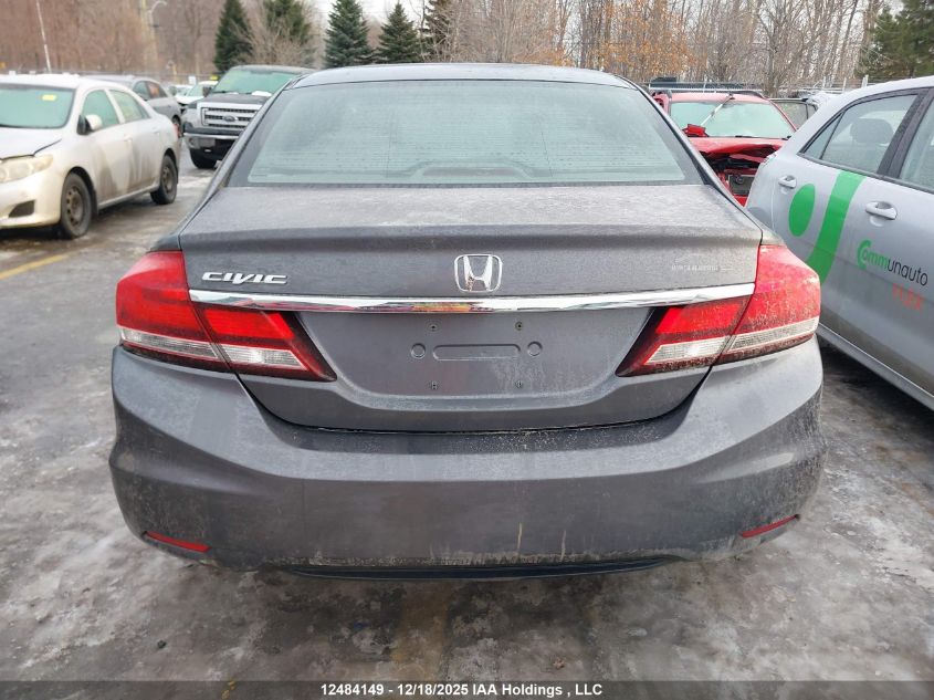 2014 Honda Civic Lx VIN: 2HGFB2F44EH014014 Lot: 12484149