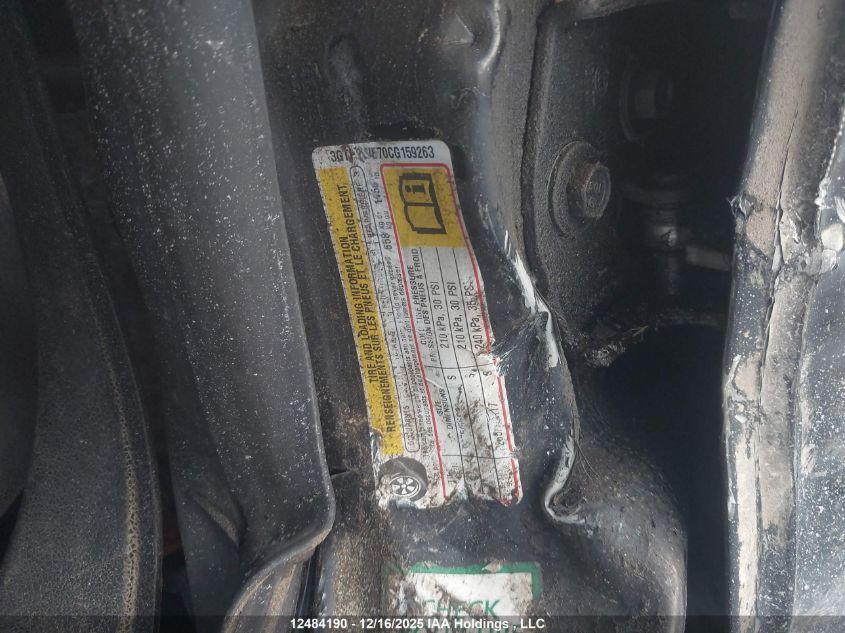 2012 GMC Sierra K1500 Slt VIN: 3GTP2WE70CG159263 Lot: 12484190