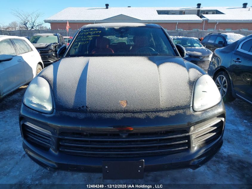 2023 Porsche Cayenne Platinum Edition VIN: WP1AA2AYXPDA00512 Lot: 12484249